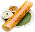 Rolled dosa plate